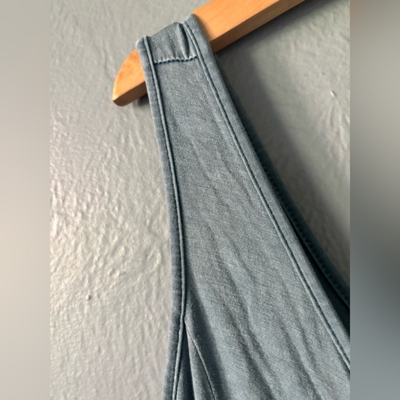 Easel | Maxi | Tank | Button-Up | Greenish Blue | Breezy | Dress | M 🌿💨 - Picture 9 of 11